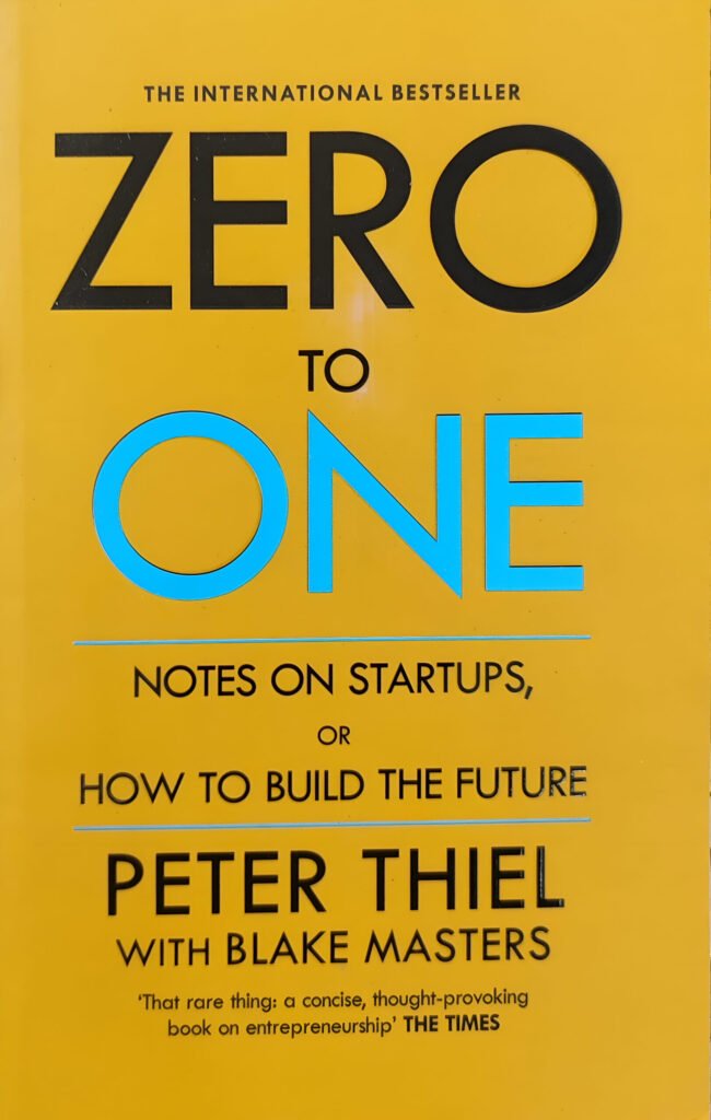 Zero To One by Peter Thiel With Blake Master (English) (Paperback).