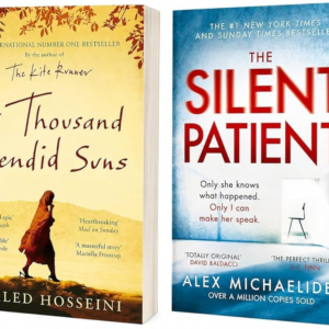 A Thousand Splendid Suns + The Silent Patient Combo | Emotional Fiction and Psychological Thriller Paperback Book Set | Bestselling English Novel...
