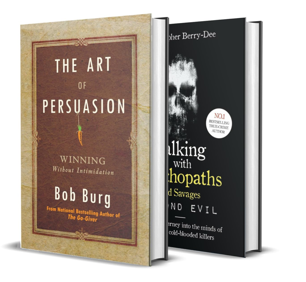 The Art of Persuasion + Talking with Psychopaths and Savages | 2 Book Combo Set | Master Influence, Communication & Dark Psychology Skills
