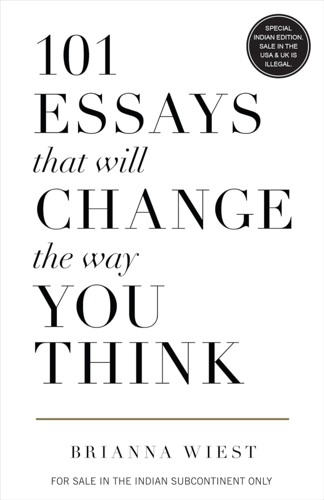 101 Essays That Will Change The Way You Think (English)