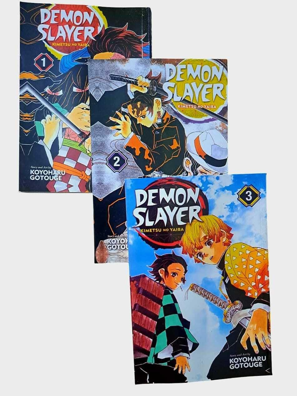 DEMON SLAYER Vol. 1,2,3 BOOK SET