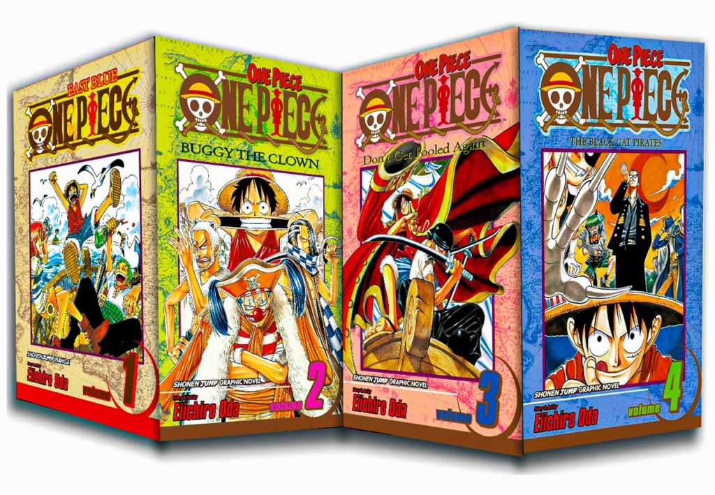 Combo of 4 Books One Piece (Vol. 1 + Vol. 2 + Vol.3 + Vol. 4)