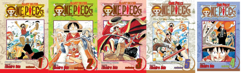 One Piece East Blue Saga Complete Box Set Vol. 1–5 | Manga Collection by Eiichiro Oda