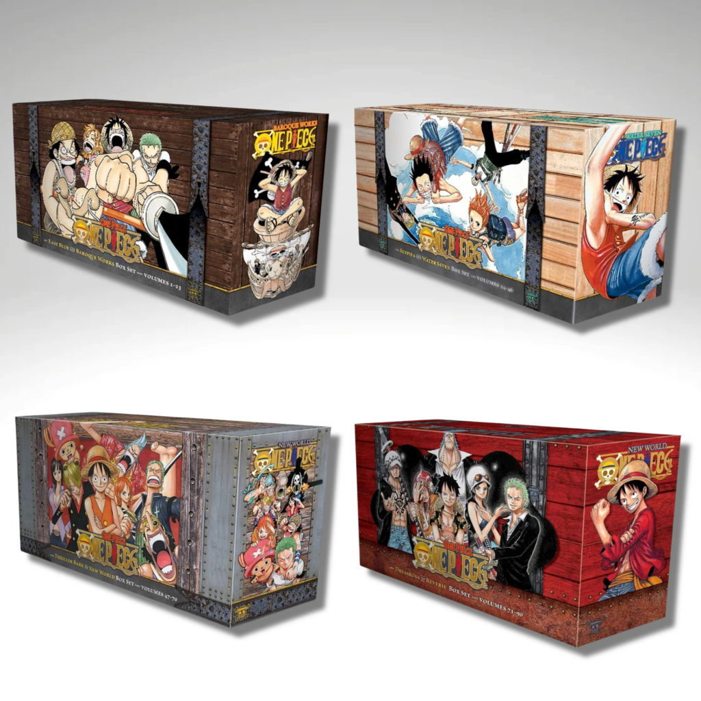 [Combo] One Piece Box Set Vol 1-4:- Manga Volumes (1-90)
